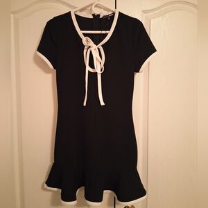 Chic Black and White Dress